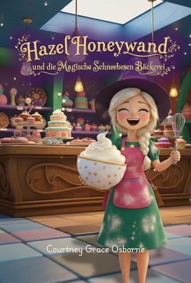 Hazel Honeywand und die Leuchtende Zaberbäkerei. Ein Kinderbuch über Freundlichkeit, Freundschaft und Liebe zur Erde von Courtney Grace Osborne.