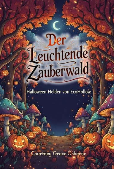 Der Leuchtende Zauberwald: Halloween-Helden von EcoHollow. Kinderbuch über Eco-Freundliches Halloween von Courtney Grace Osborne.